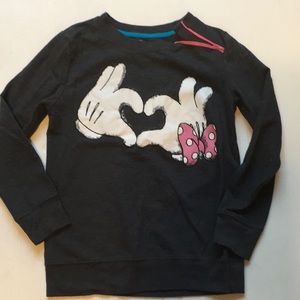 Disney Mickey Minnie Mouse shirt girls medium